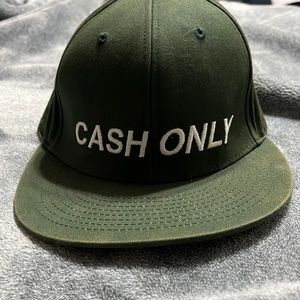 Cash Only Green Snapback